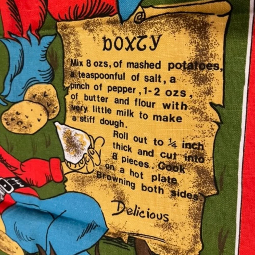 NEW Irish Linen/Cotton Tea Towel ~ Irish Potato Recipes 18